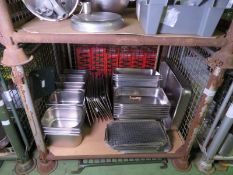 Gastronorm stainless steel Bain Marie Dishes - various sizes
