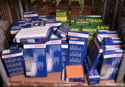 Bosch & Mann Air filters - see pictures for model / type