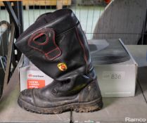 Crosstech YDS - used fire fighter boots - size 11