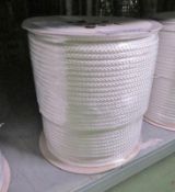 White Poly Fibrous Rope 220m x 9mm - NSN 4020-99-120-8692 - weight 12kg