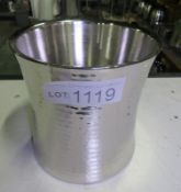 3x Stainless Steel Ice Buckets - W 200mm x D 200mm x H 210mm