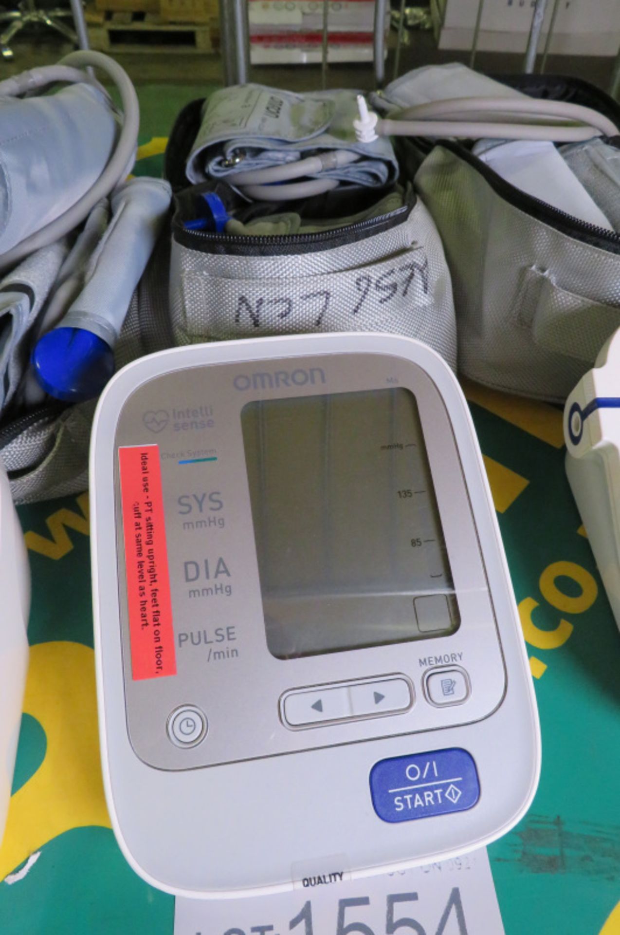 Omron M6 Intelli Sense Blood Pressure Monitor with case