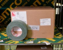 Scapa tape - 3302 - Olive Green - 50mm x 50M - 16 per box - 1 box