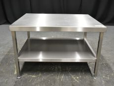 Stainless Steel Table - L900 x D700 x H600mm