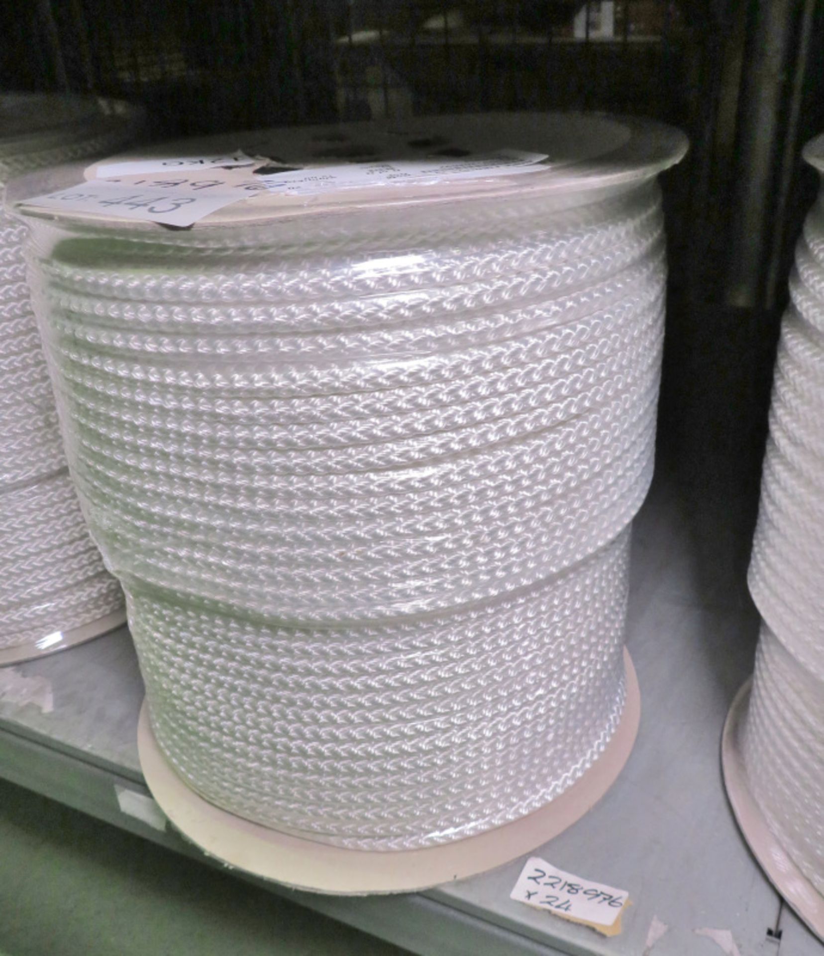 White Poly Fibrous Rope 220m x 9mm - NSN 4020-99-120-8692 - weight 12kg - Image 2 of 2