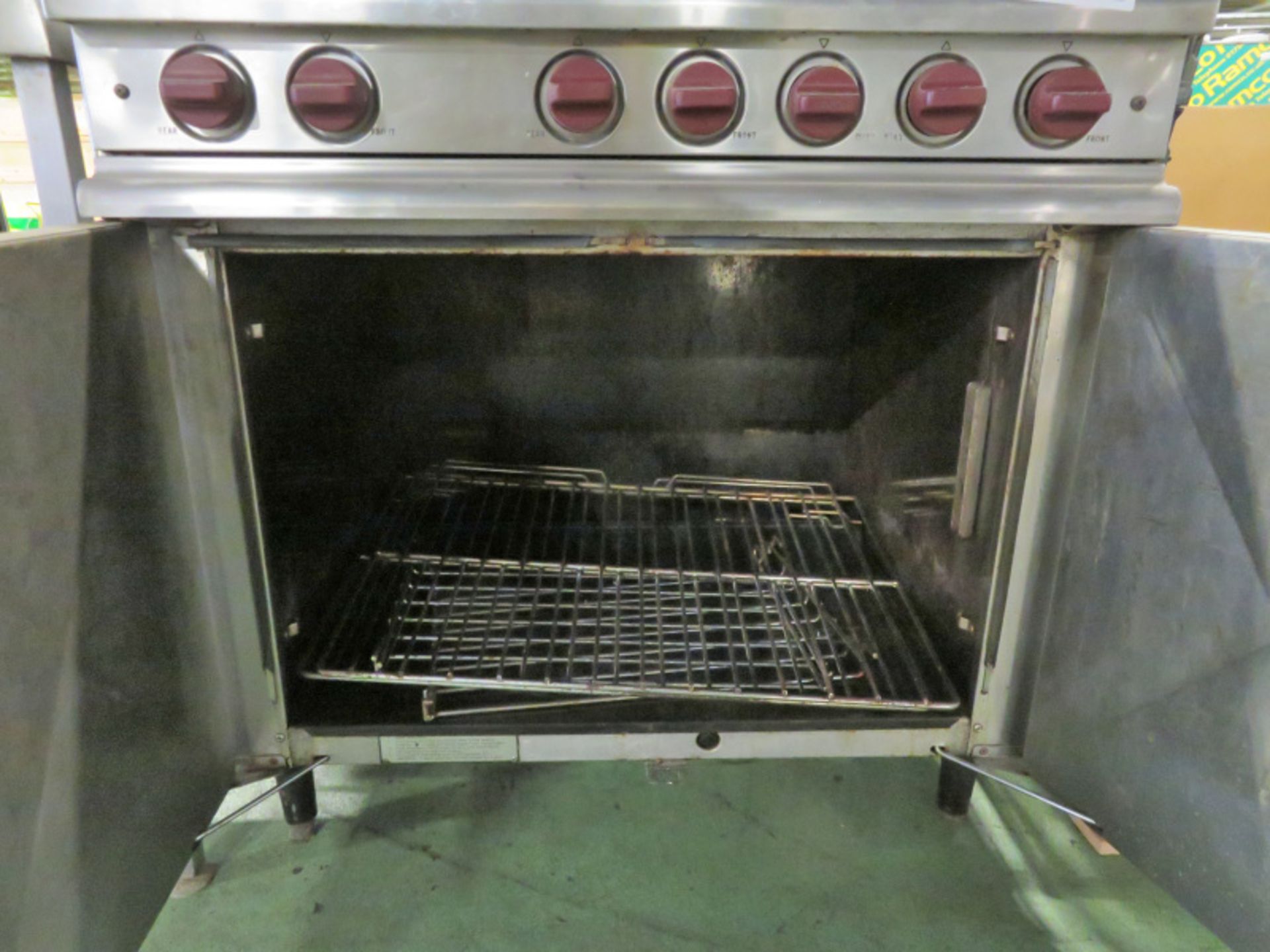 MV Mastercheff LPG gas 6 burner range oven - Image 5 of 5