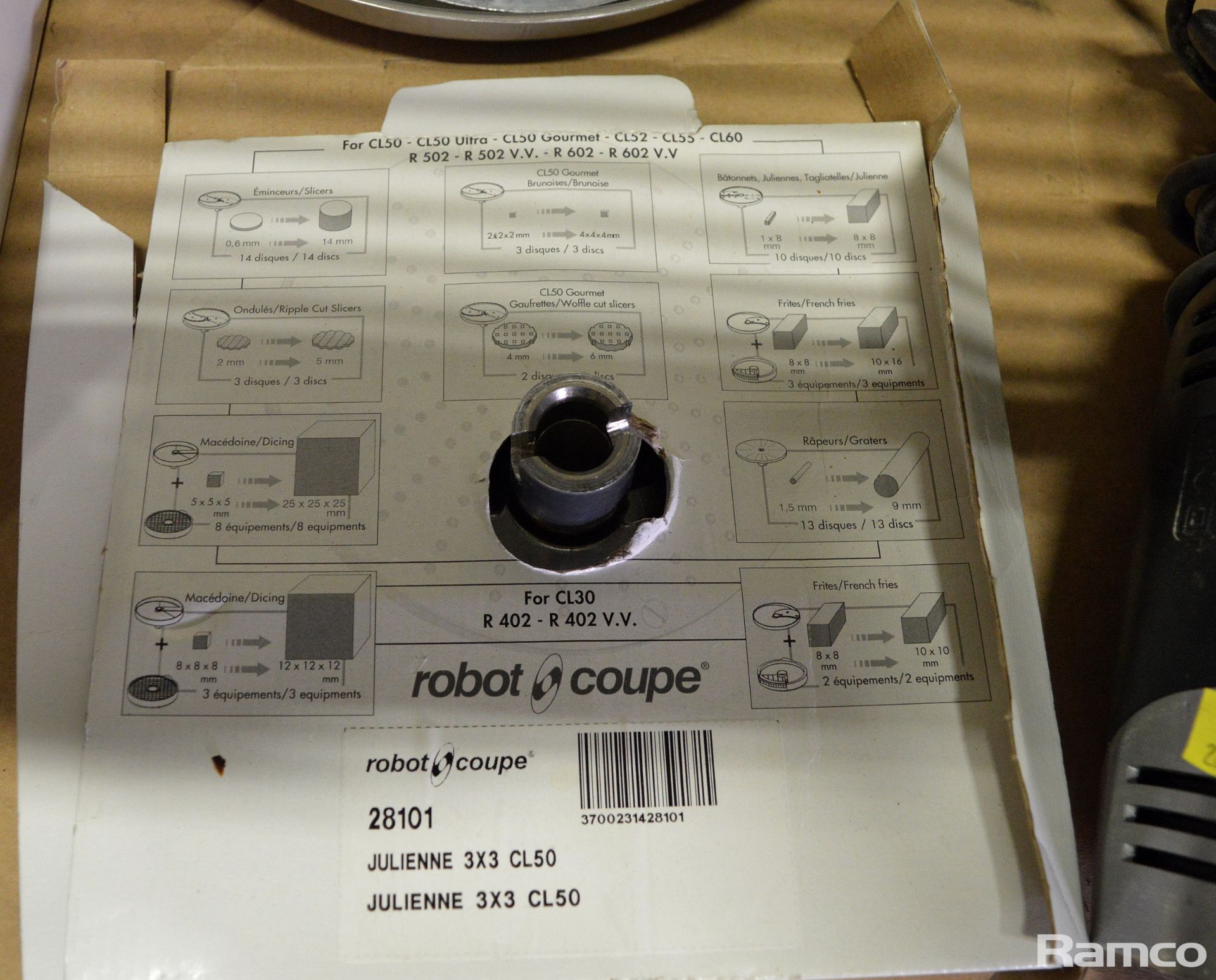 Robot Coupe R502 V.V Veg Prep Machine with Spares & Catering Part Of Mincing machine and more - Image 6 of 9