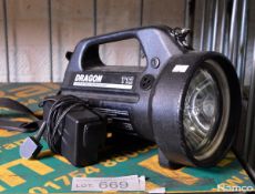 Dragon T12 12V Portable Searchlight & Charger