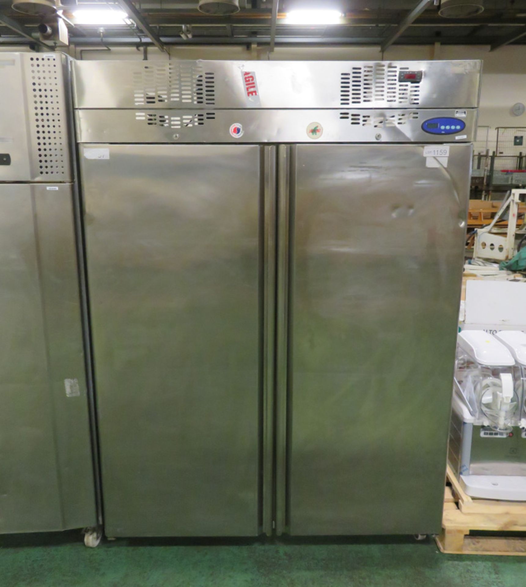 LAE Zo 1100 DEL 2 Door Freezer L 1400mm x W 700mm x H 1900mm - AS SPARES OR REPAIRS