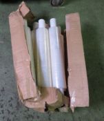 6x Rolls of clear polythene wrap