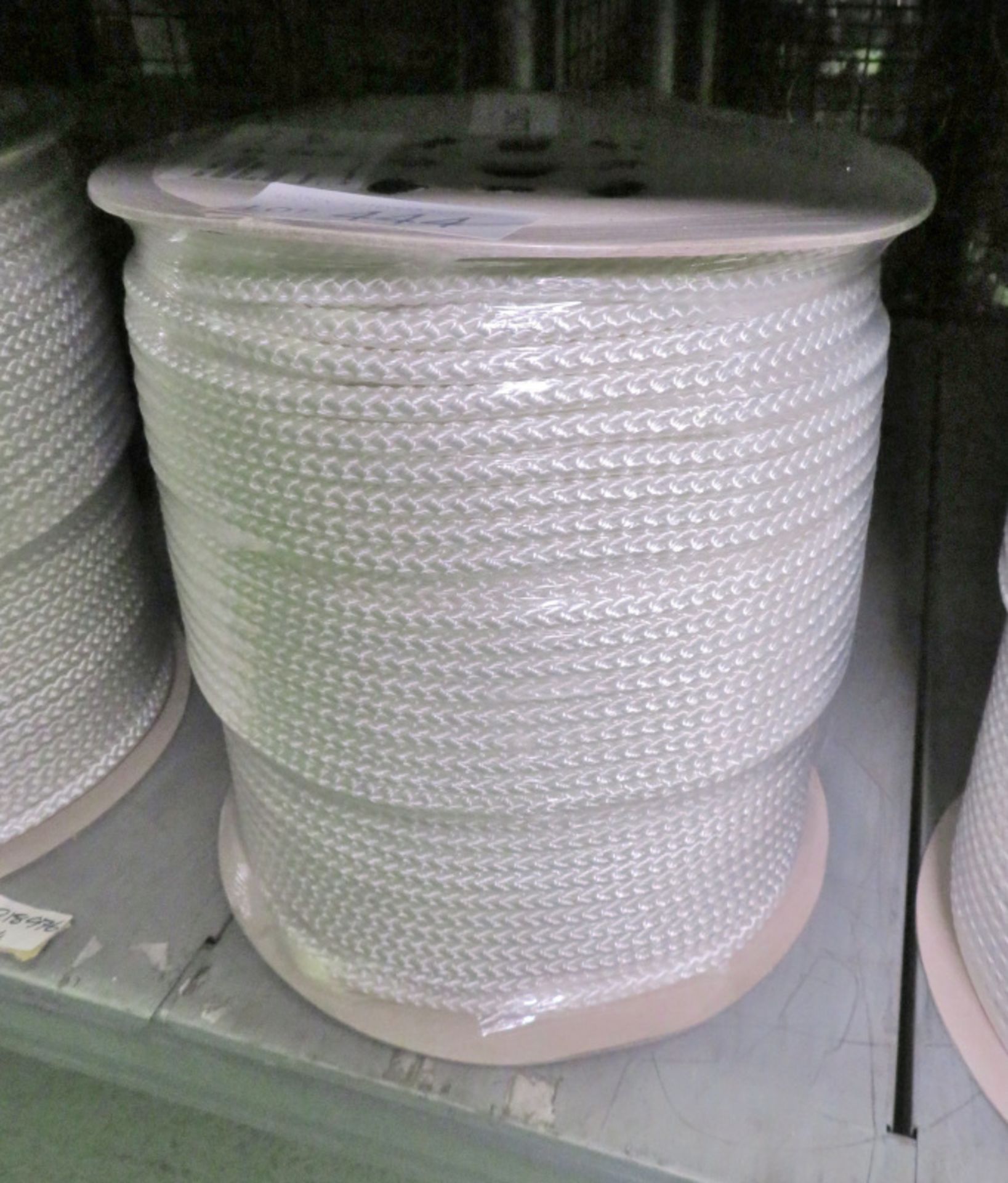 White Poly Fibrous Rope 220m x 9mm - NSN 4020-99-120-8692 - weight 12kg - Image 2 of 2