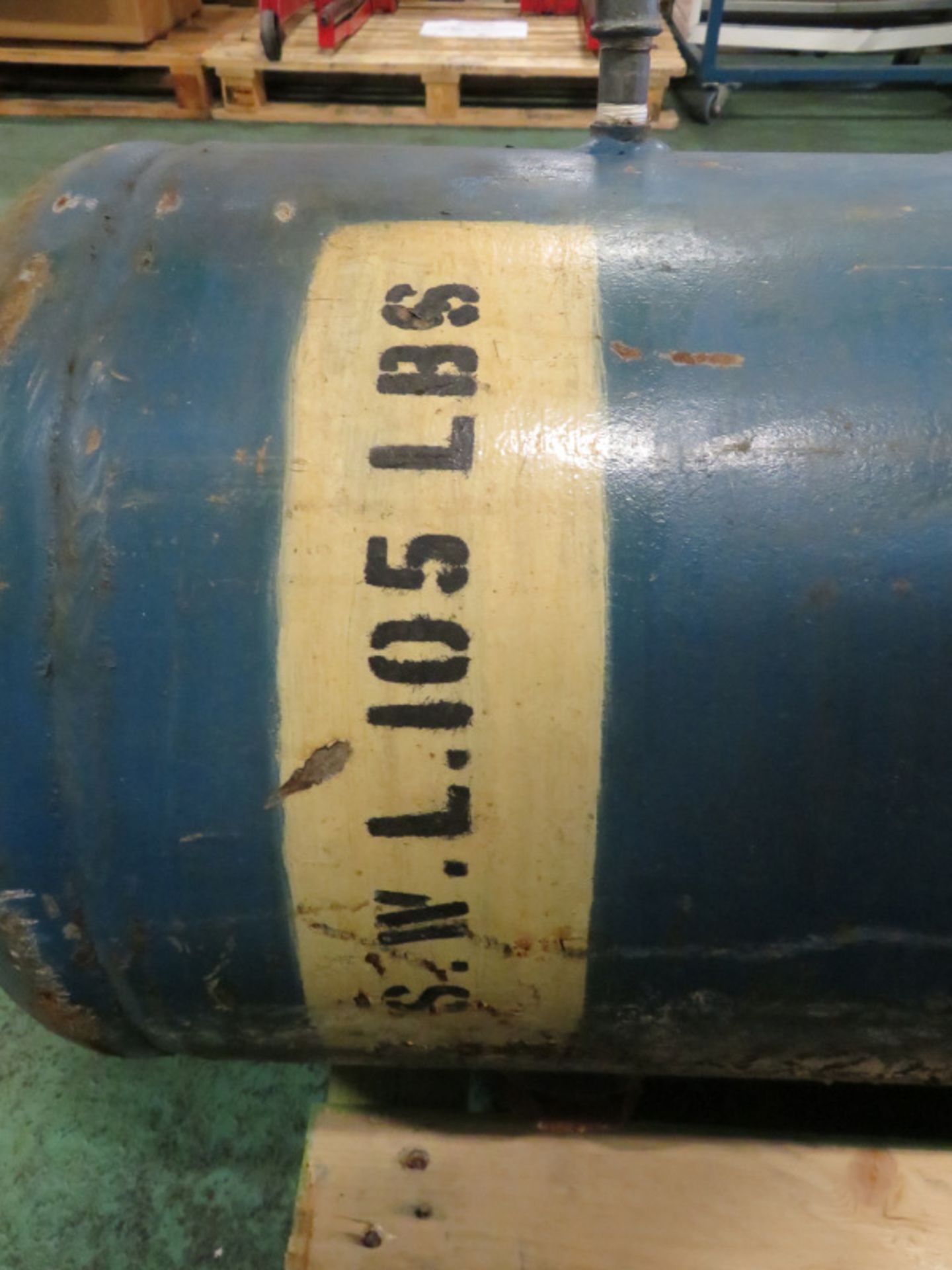 Atlas Copco LE8 compressor - 10bar - 1800RPM, Harris Bros. Cylinder Tank - Serial No. 6103-1 - Image 5 of 10