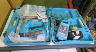 Makita 4334D Jigsaw Cordless 18v 1 battery 1 Charger