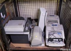 Office Equipment - Laminator, Fellowes Shredder, 2x Brother FAX8360P Fax Machines and more