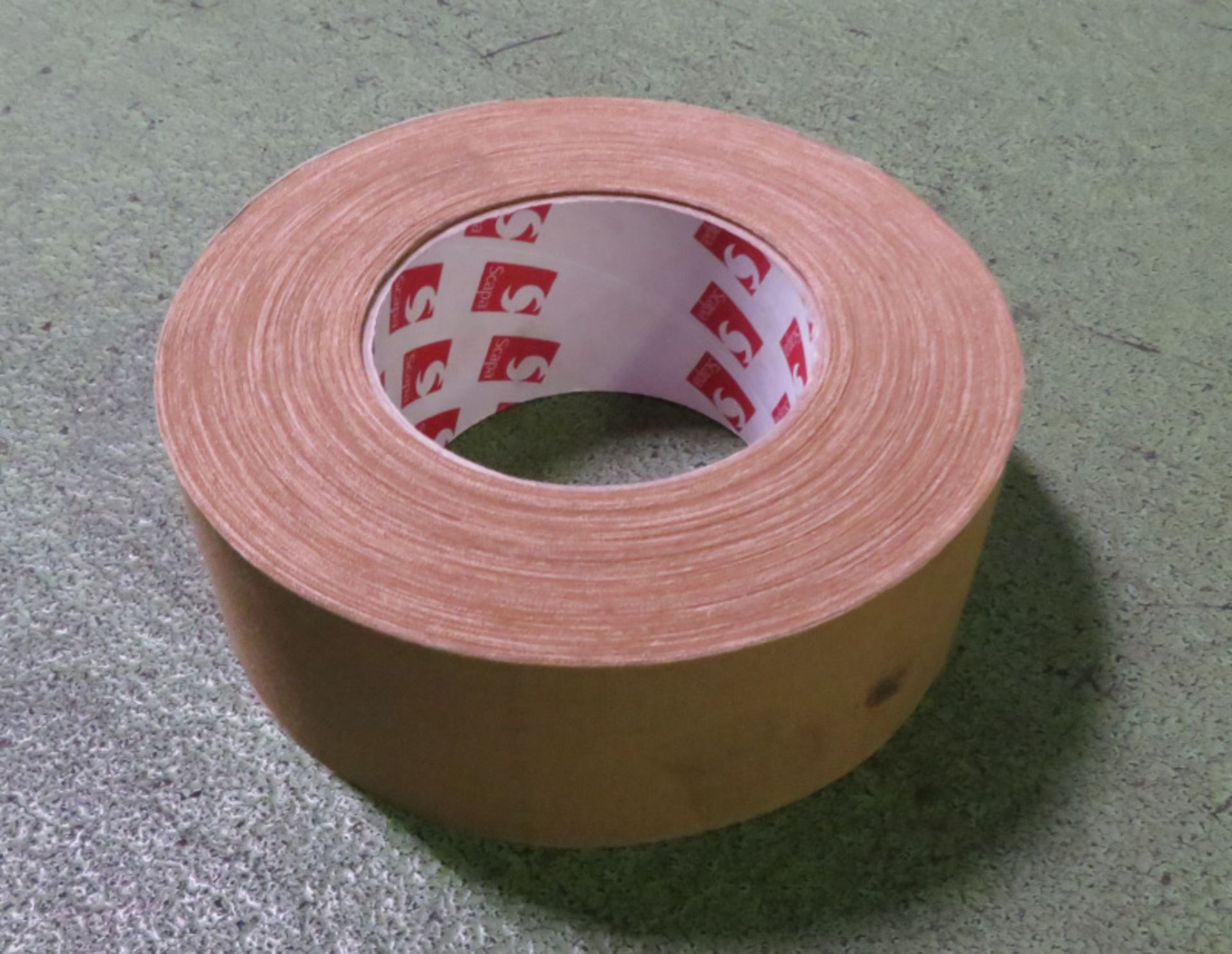 Scapa Pro 3302 Beige Cloth Adhesive Tape - 50mm x 50m - 2 Boxes - 16 rolls per box - Image 3 of 3