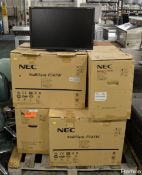 7x NEC P241W MultiSync 24 inch LCD Monitors