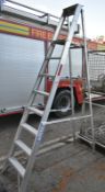 Aluminium A Frame 7 Tread Step Ladder