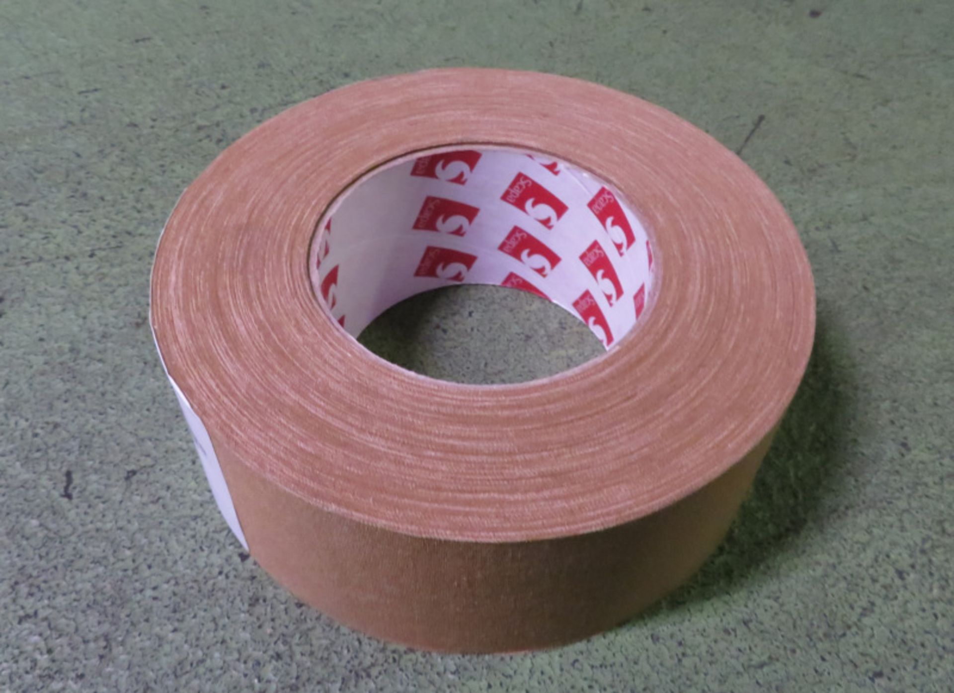 Scapa Pro 3302 Beige Cloth Adhesive Tape - 50mm x 50m - 2 Boxes - 16 rolls per box - Image 3 of 3