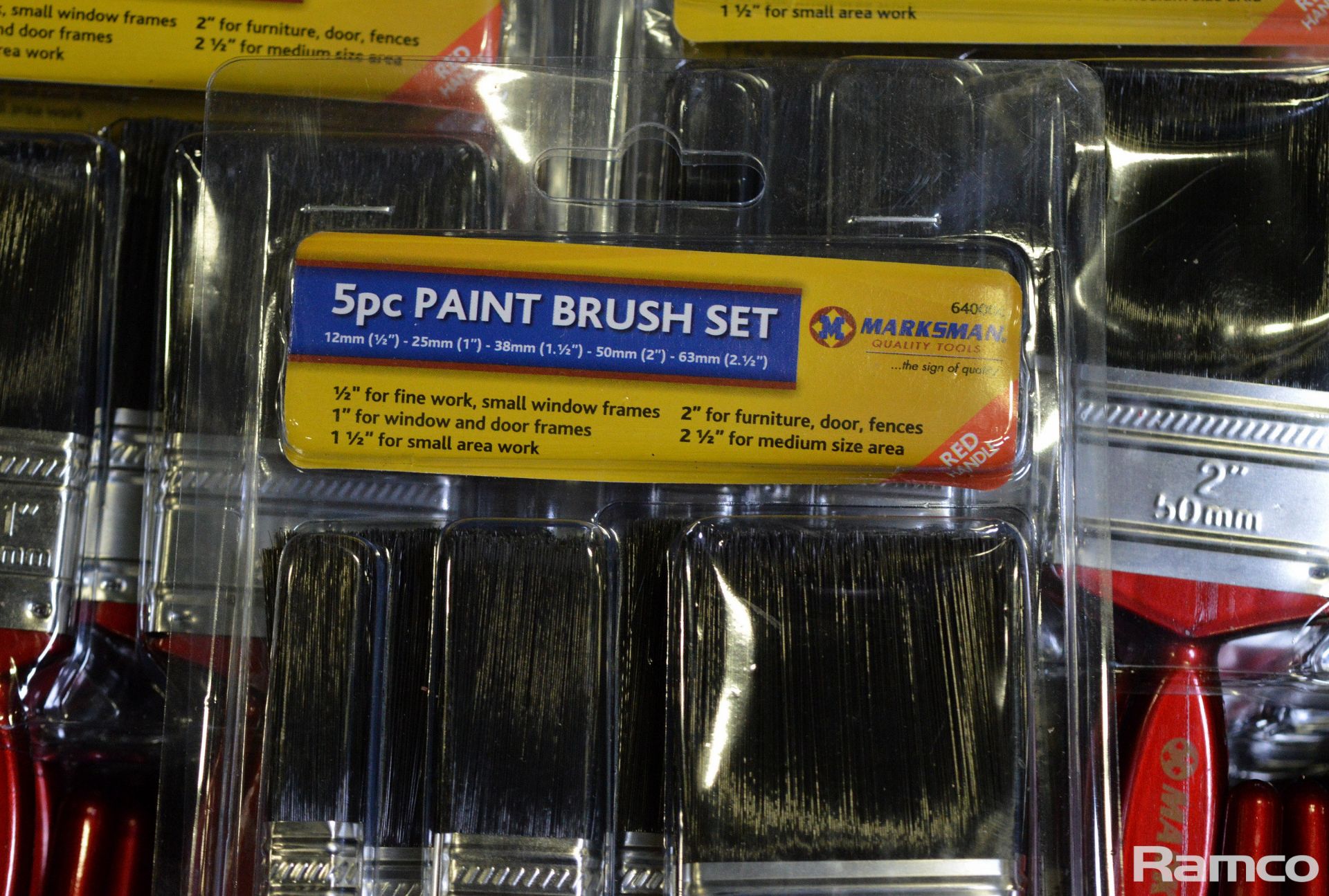 Marksman 5pc Paint Brush Sets - 48 sets - Image 2 of 2