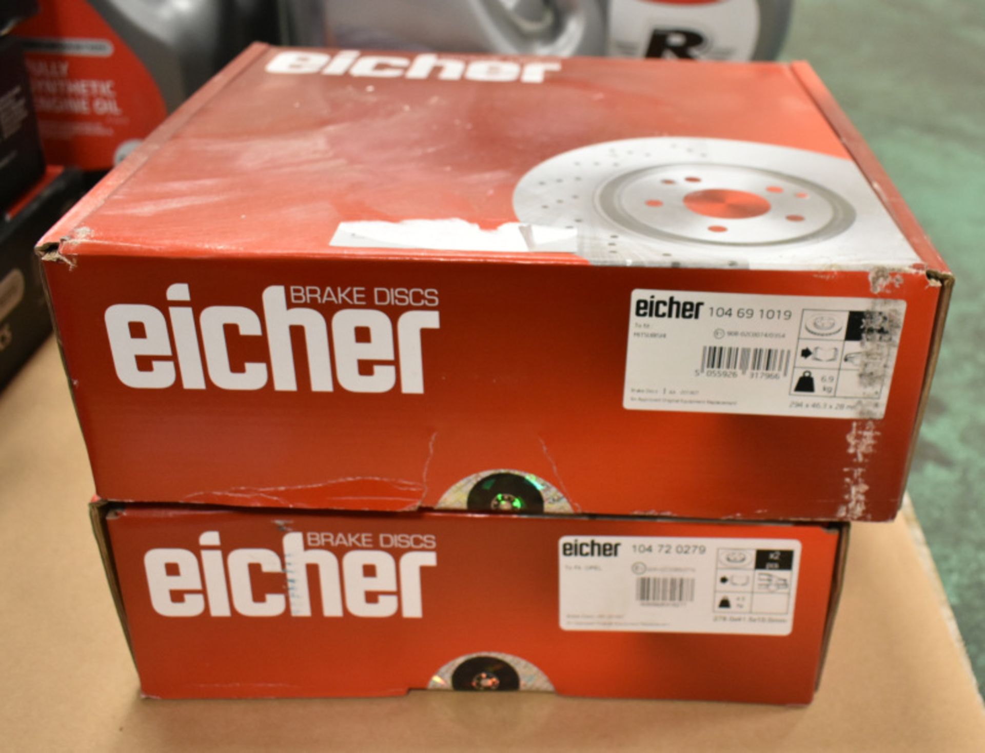 Brake discs - Drumaster, Eicher, Pagid, Engine oil 5LTR Bottles - Carlube RTEC-31 x1 and more - Image 8 of 13