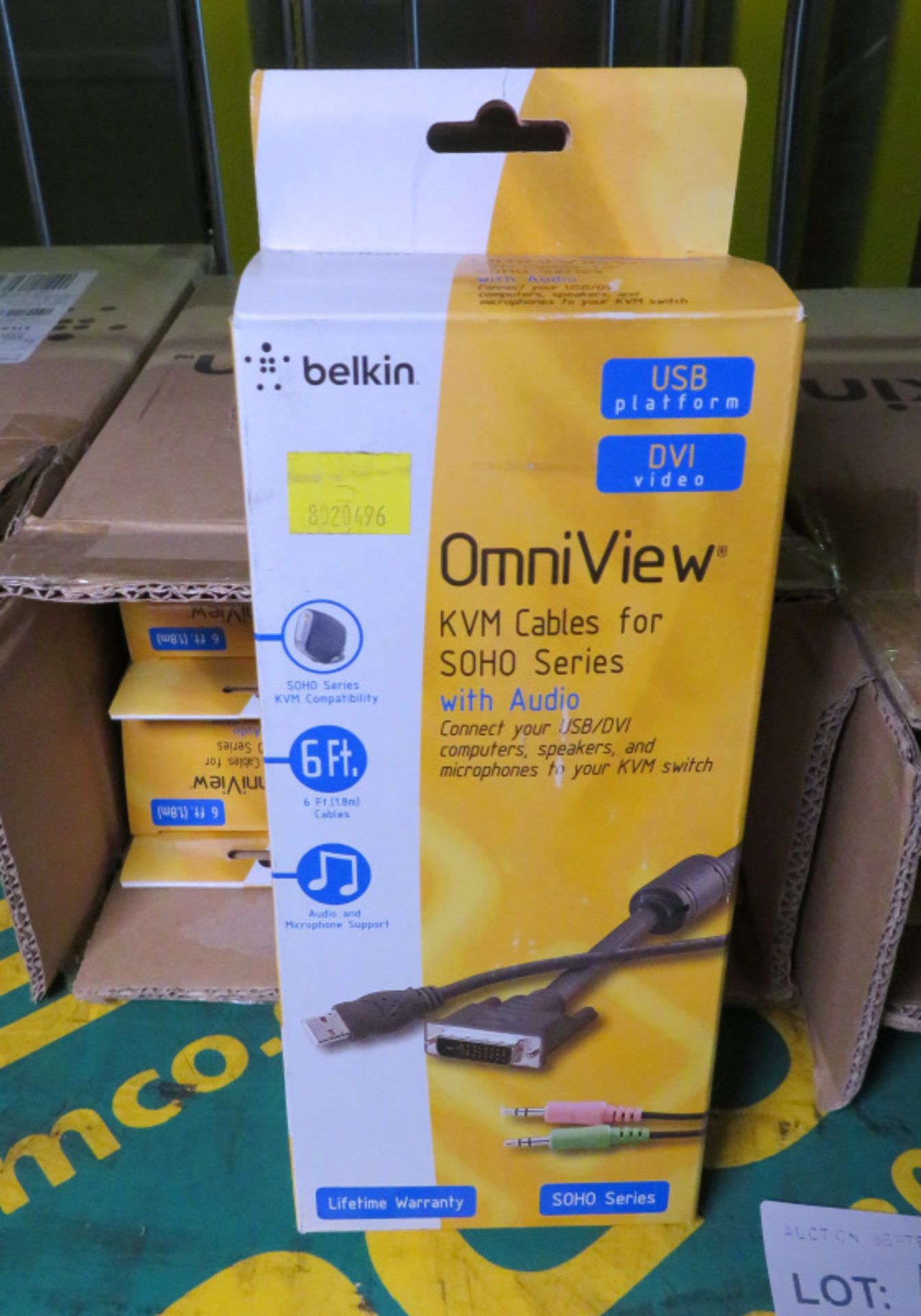 16x Belkin OmniView KVM Cables For SOHO Series With Audio - Image 2 of 2