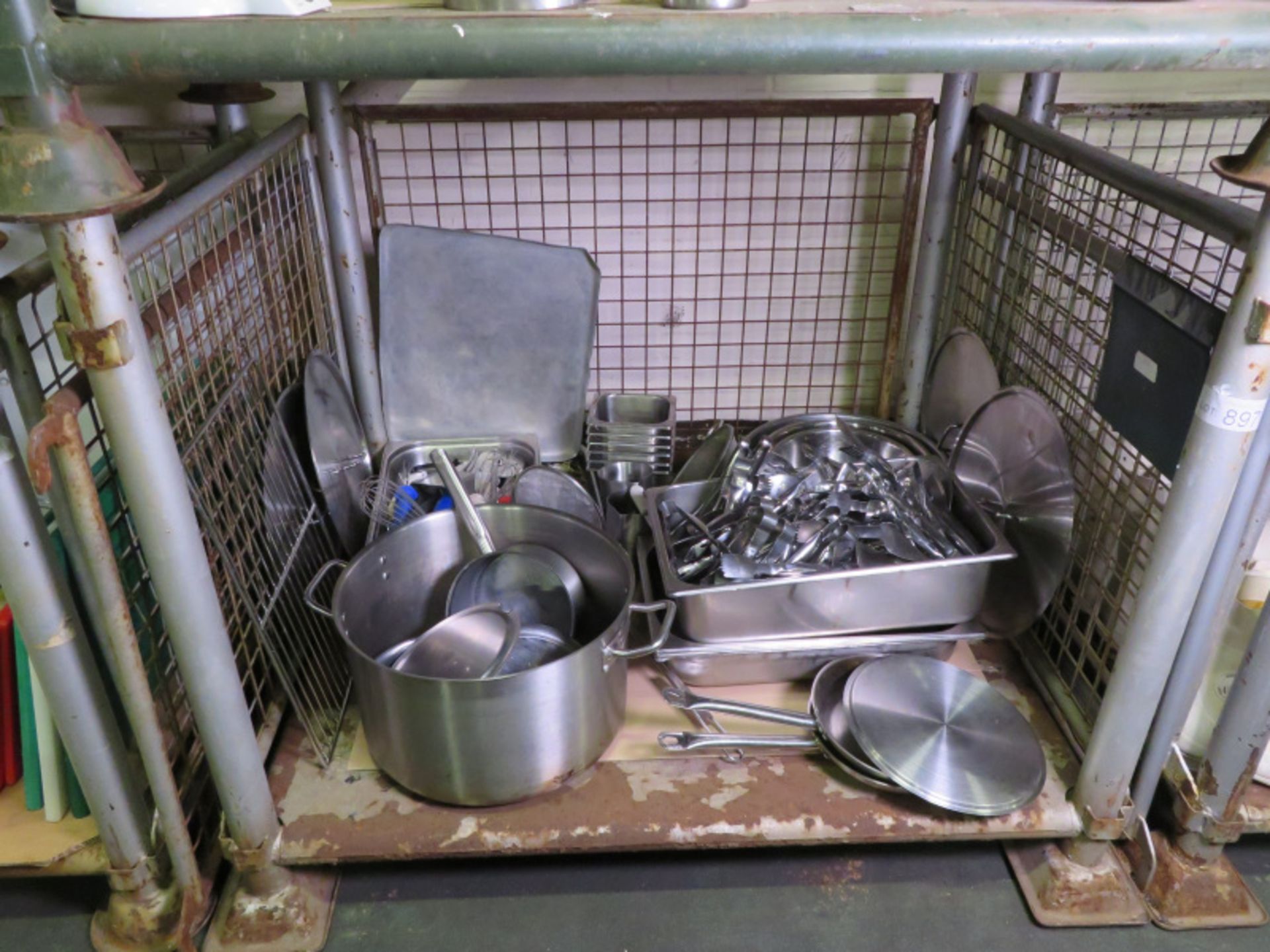 Stainless Steel Catering Equipment - gastronorm pans, cooking pot, shelf, pans, mixing bowls & more