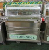 Burlodge Food Servery Trolley Unit - 3 Phase - W 1200mm x D 700mm x H 1400mm