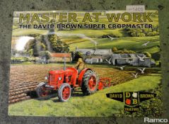 Master at Work' David Brown Tin Sign - 700 x 500mm