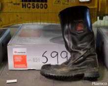 Tuffking - used fire fighter boots - size 8