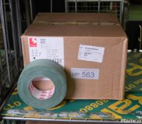 Scapa tape - 3302 - Olive Green - 50mm x 50M - 16 per box - 1 box