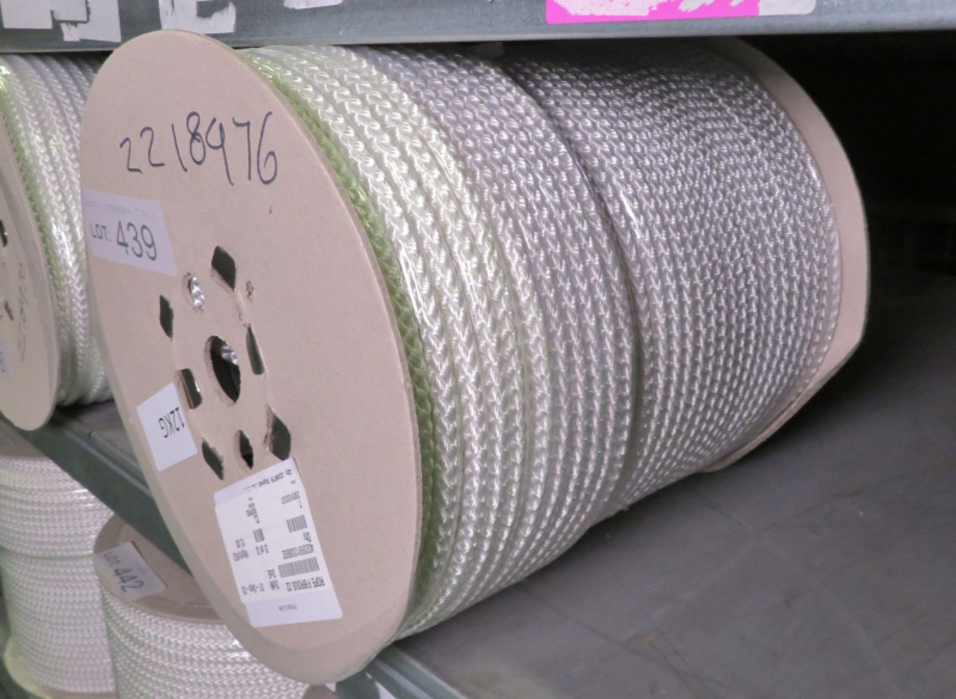 White Poly Fibrous Rope 220m x 9mm - NSN 4020-99-120-8692 - weight 12kg - Image 2 of 2