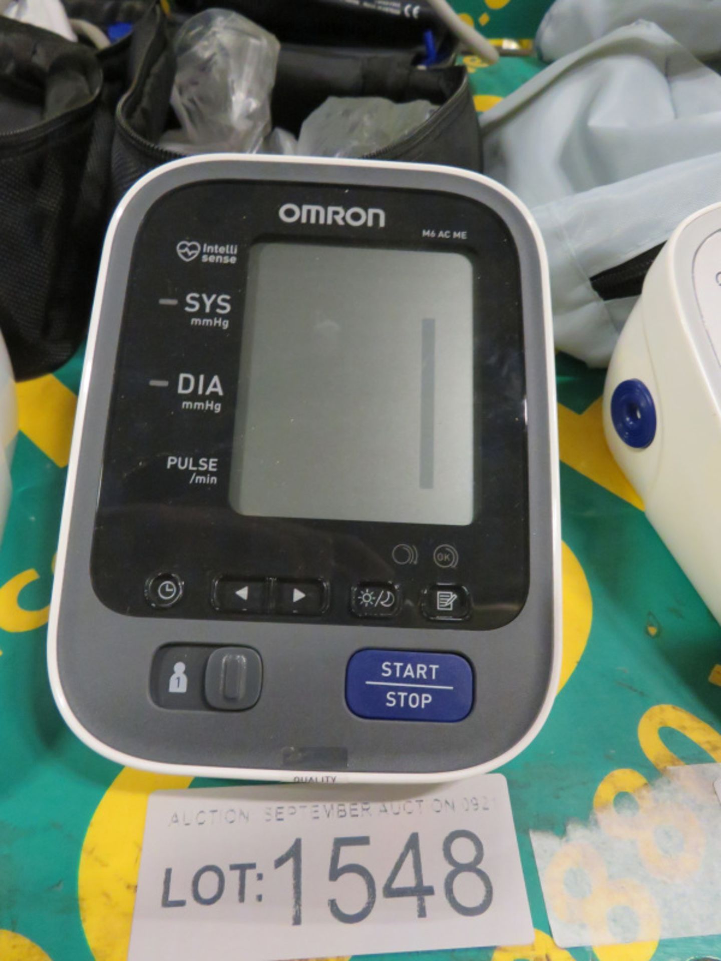 Omron M6 AC ME Intelli Sense Blood Pressure Monitor with case - Image 2 of 2