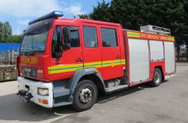 MAN Angloco Fire Engine - LE15.220 - 52788 miles - winch - Unit been used 713hr - 6871CC