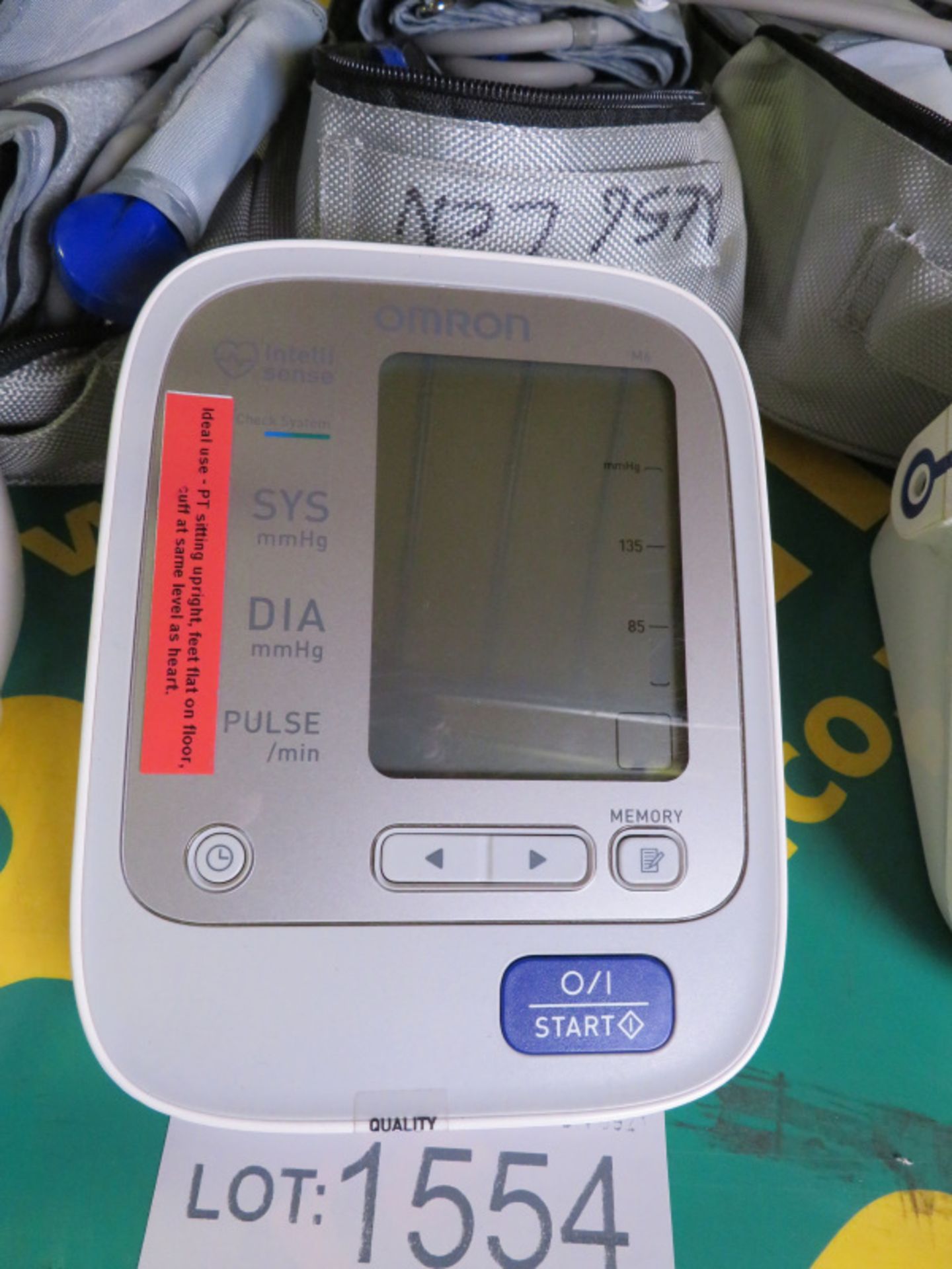 Omron M6 Intelli Sense Blood Pressure Monitor with case - Image 2 of 2