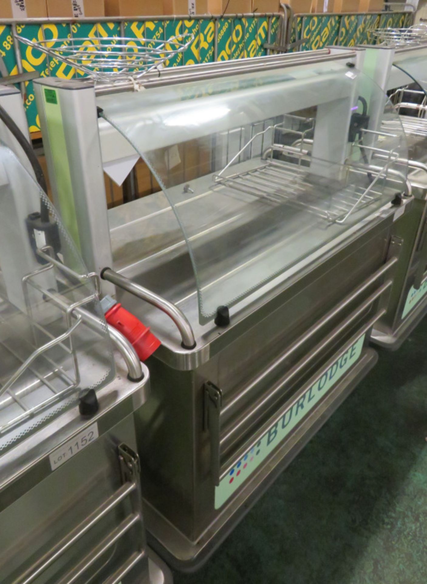 Burlodge Food Servery Trolley Unit - 3 Phase - W 1200mm x D 700mm x H 1400mm - Image 2 of 2