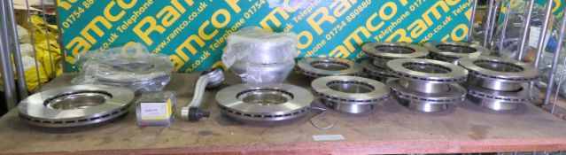 Various Brake Discs, Control and Ball Joint Assembly & Bosch Brake Pads