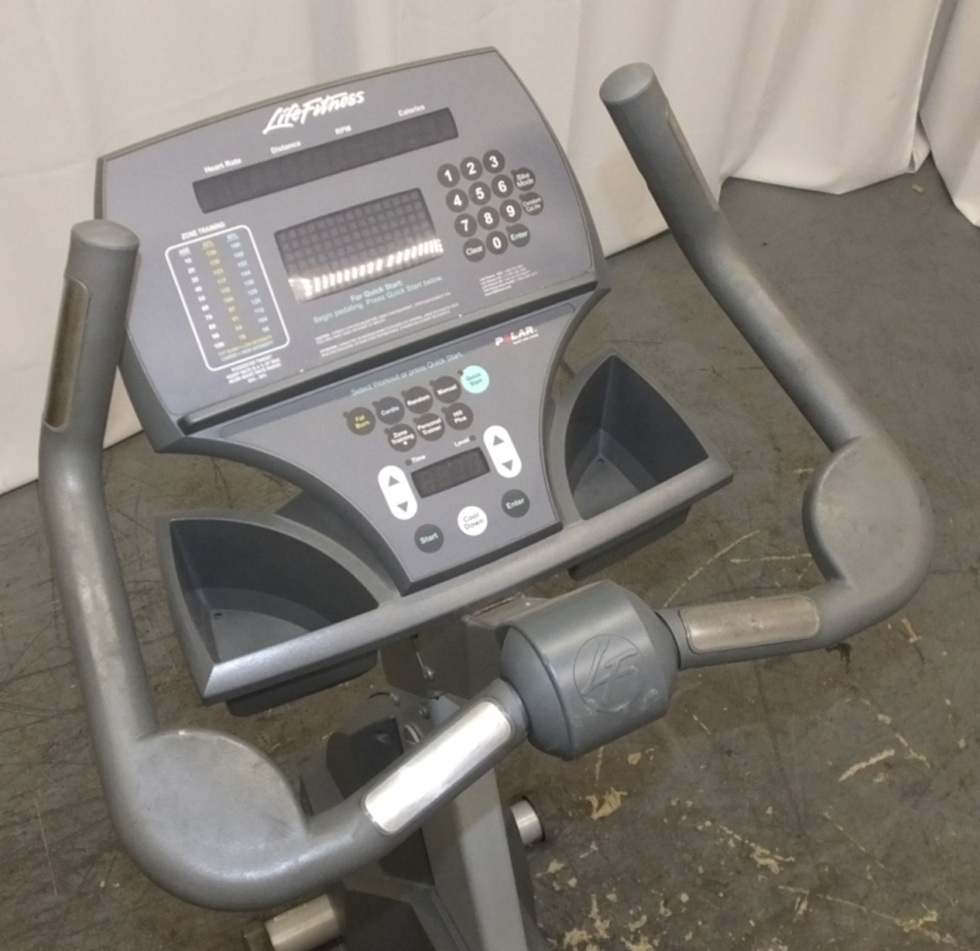 Life Fitness CLSC Exercise Bike with Polar Heart Rate Technology - Image 3 of 16