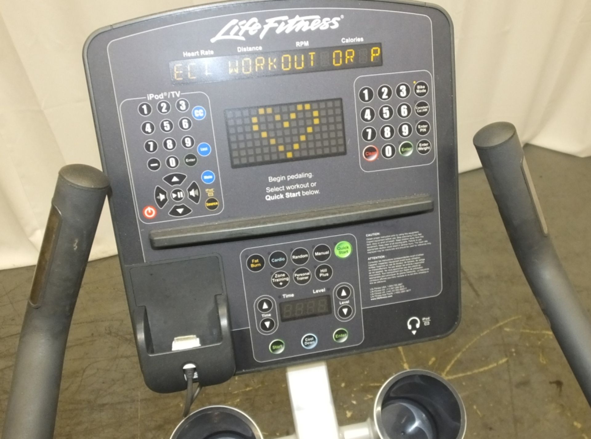 Life Fitness CLSC Exercise Bike - Image 9 of 11