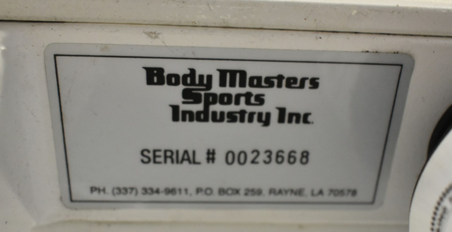 Body Masters MD214A Low Row Machine S/N 0023668 - See pictures for condition - Image 15 of 15