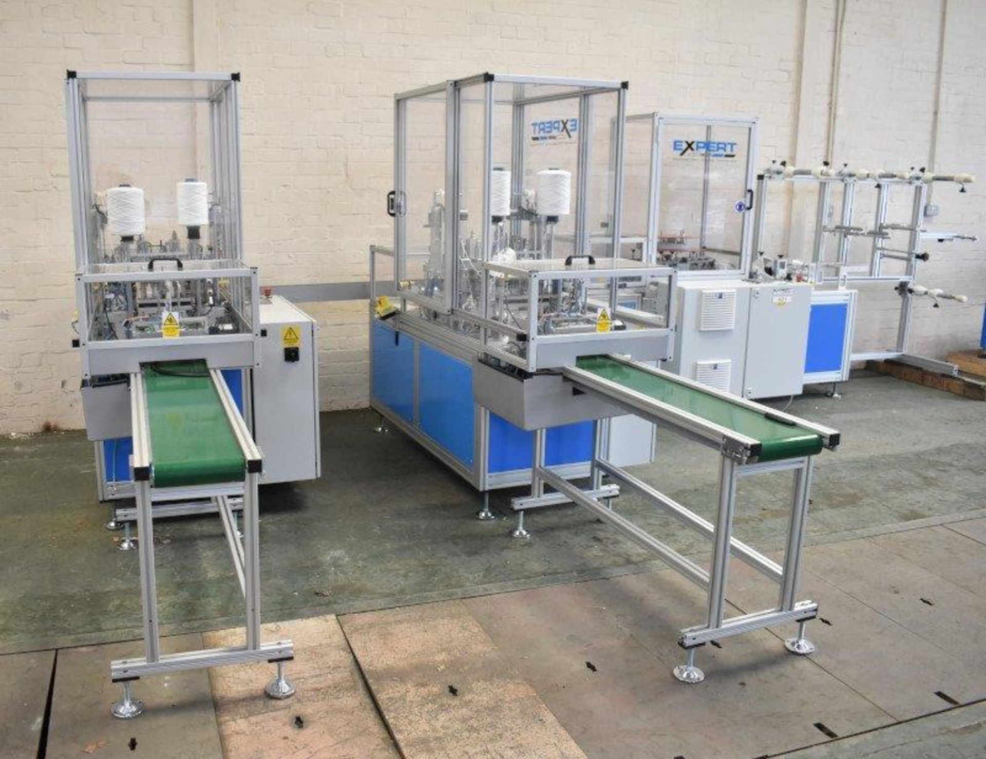 Expert fully automated Mask Making Machine including an Ilapak Smart flow wrapping packaging machine - Image 15 of 28