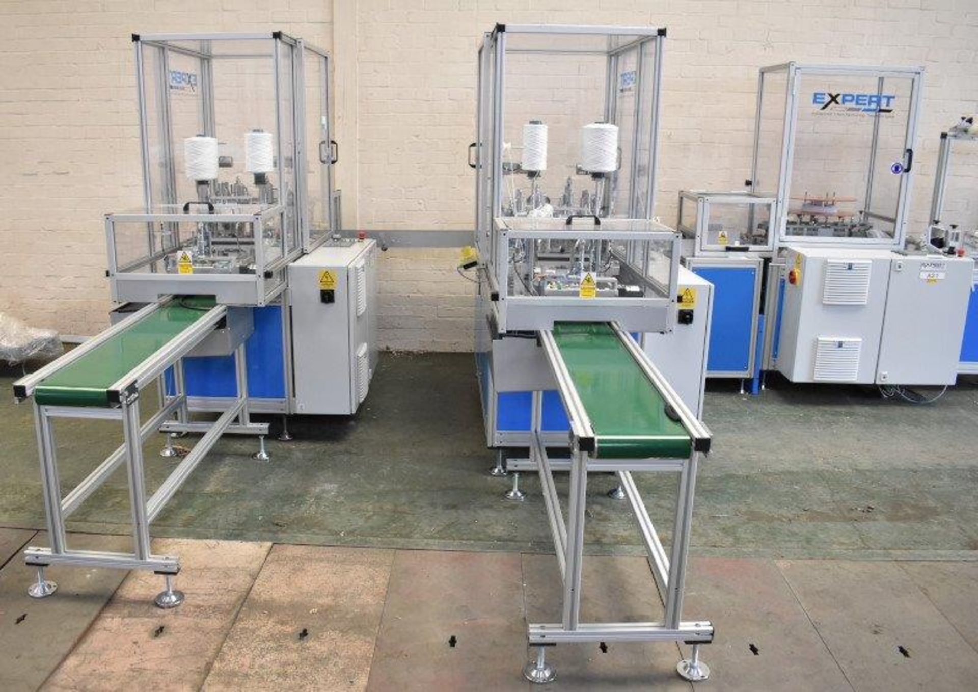 Expert fully automated Mask Making Machine including an Ilapak Smart flow wrapping packaging machine - Image 9 of 28
