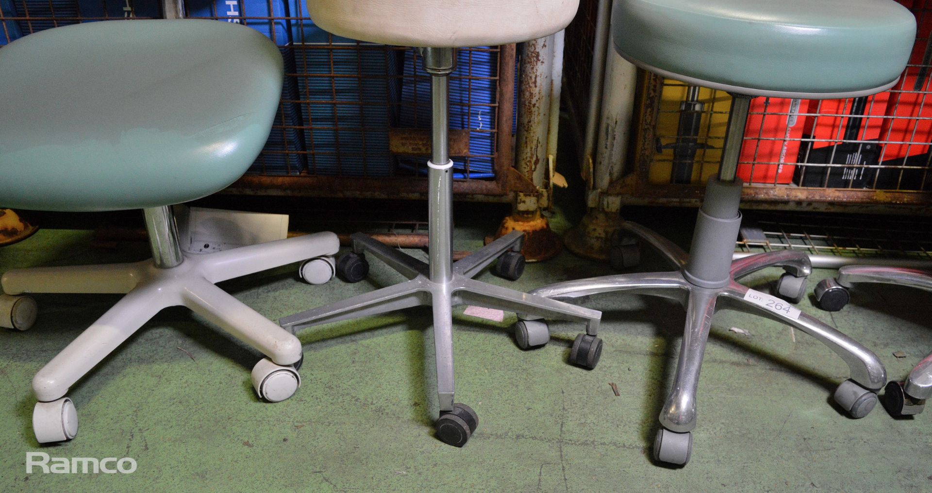 3x Revolving Stools - Image 2 of 4