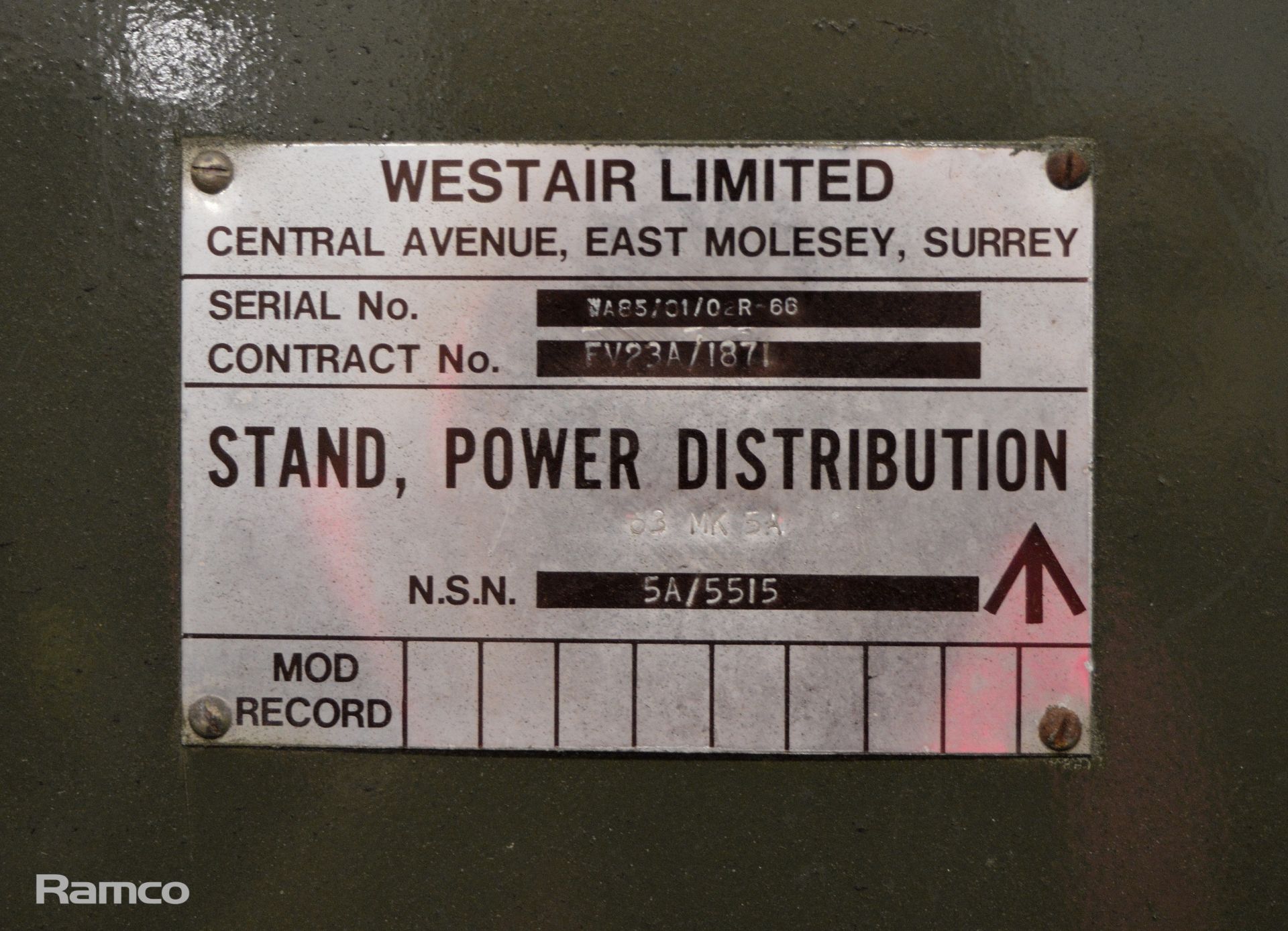 Westair LTD Mobile Power Distribution Unit - Image 4 of 5