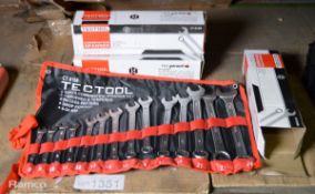 3x Tectool 14pcs Combination Spanner Sets