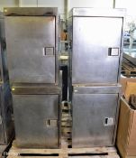 4x Stainless Steel Field Oven - L500 x W650 x H740mm