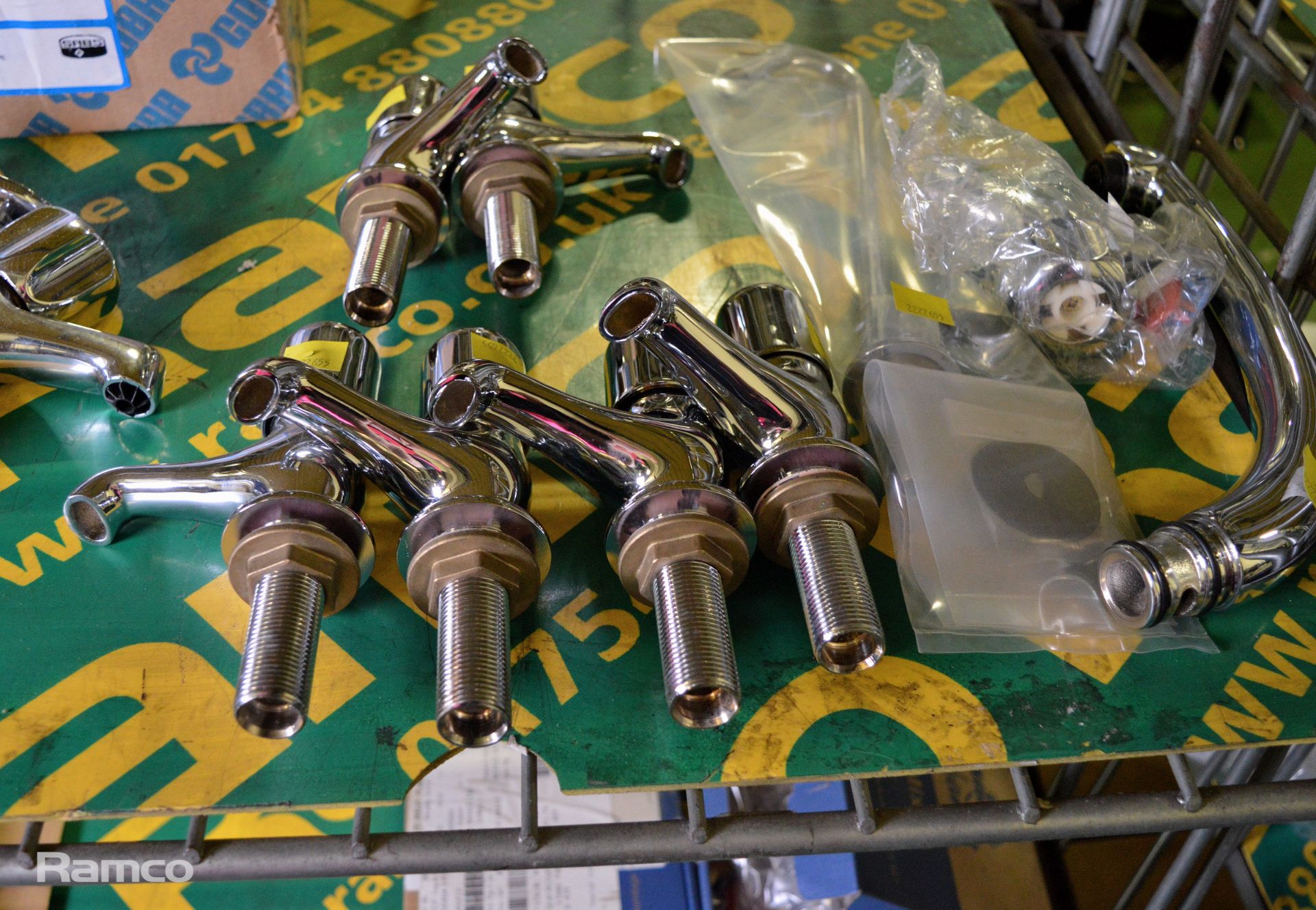 15x Various chrome tap assemblies - Image 3 of 4