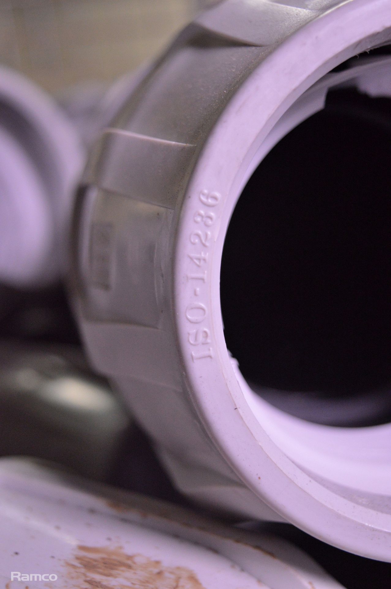 32x PVC MDPE 90mm diameter Elbow Couplings - Image 3 of 4