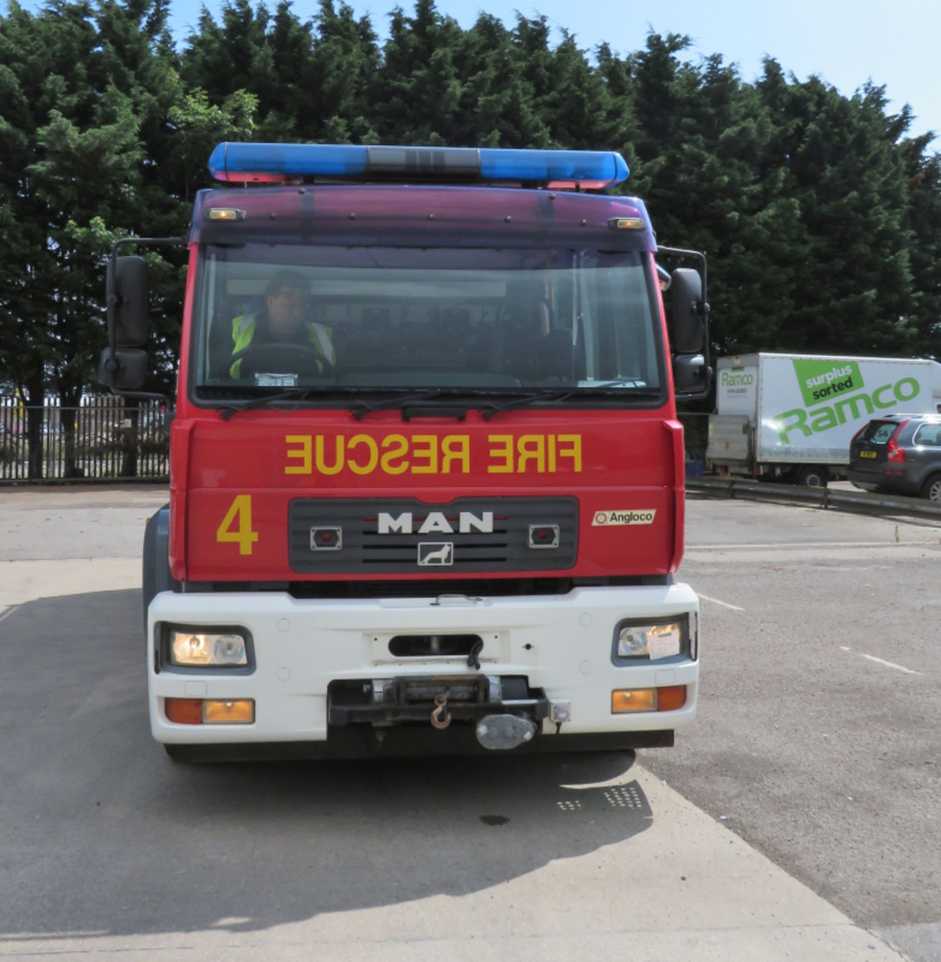 Man Angloco Fire Engine - LE15.220 - 52788 miles - winch - Unit been used 713hr - 6871CC - Image 3 of 35