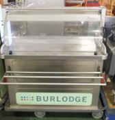 Burlodge Food Servery Trolley Unit - 3 Phase - W1200mm x D700mm x H1400mm