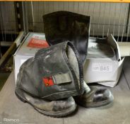 Tuffking - used fire fighter boots - size 7